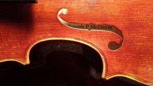Huckins Violin- Sold